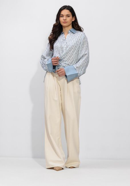 Blaue IBANA Blusen TATUM OBLIQUE - large