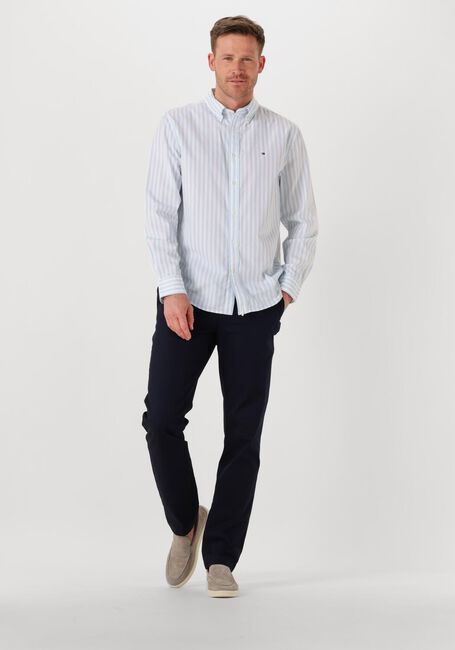 Hellblau TOMMY HILFIGER Casual-Oberhemd FLEX POPLIN BOLD STRIPE RF SHIRT - large