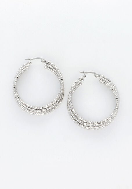 Silberfarbig NOTRE-V Ohrringe EARRING DOUBLE RING - large