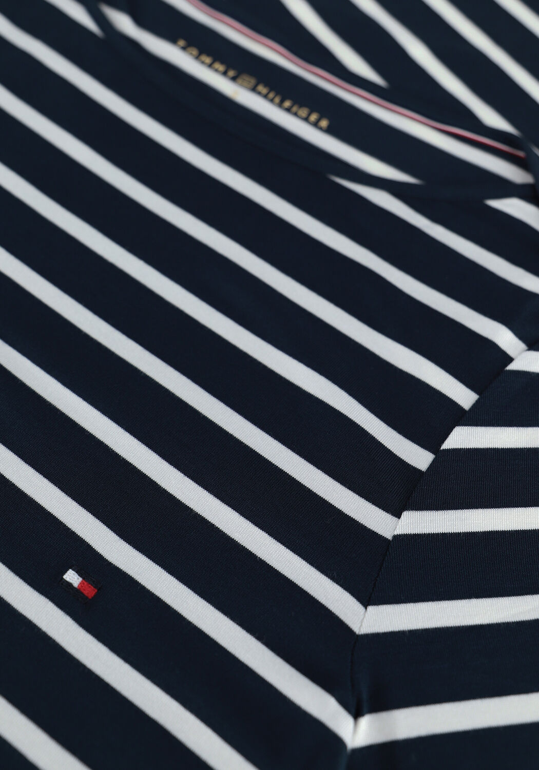 Blaue TOMMY HILFIGER T-shirt HERITAGE BOAT NECK TEE 3/4 - large