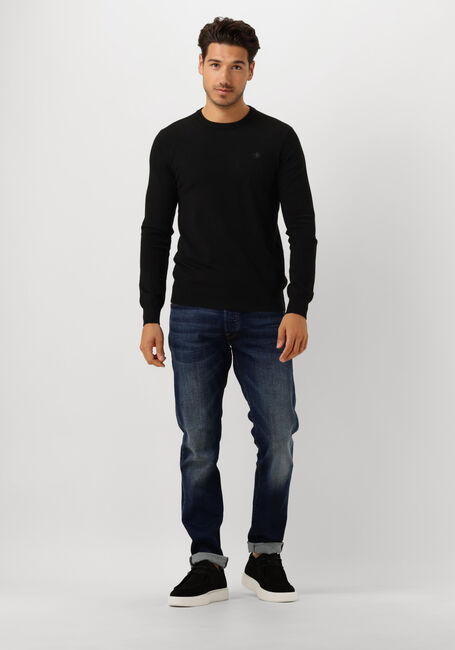 Schwarze SCOTCH & SODA Pullover VISCOSE PULLOVER CREWNECK - large