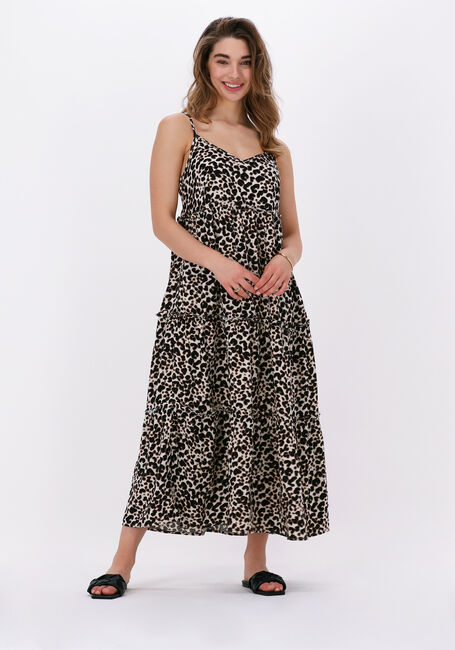 Braune CO'COUTURE Maxikleid ADORE ANIMAL GIPSY DRESS - large
