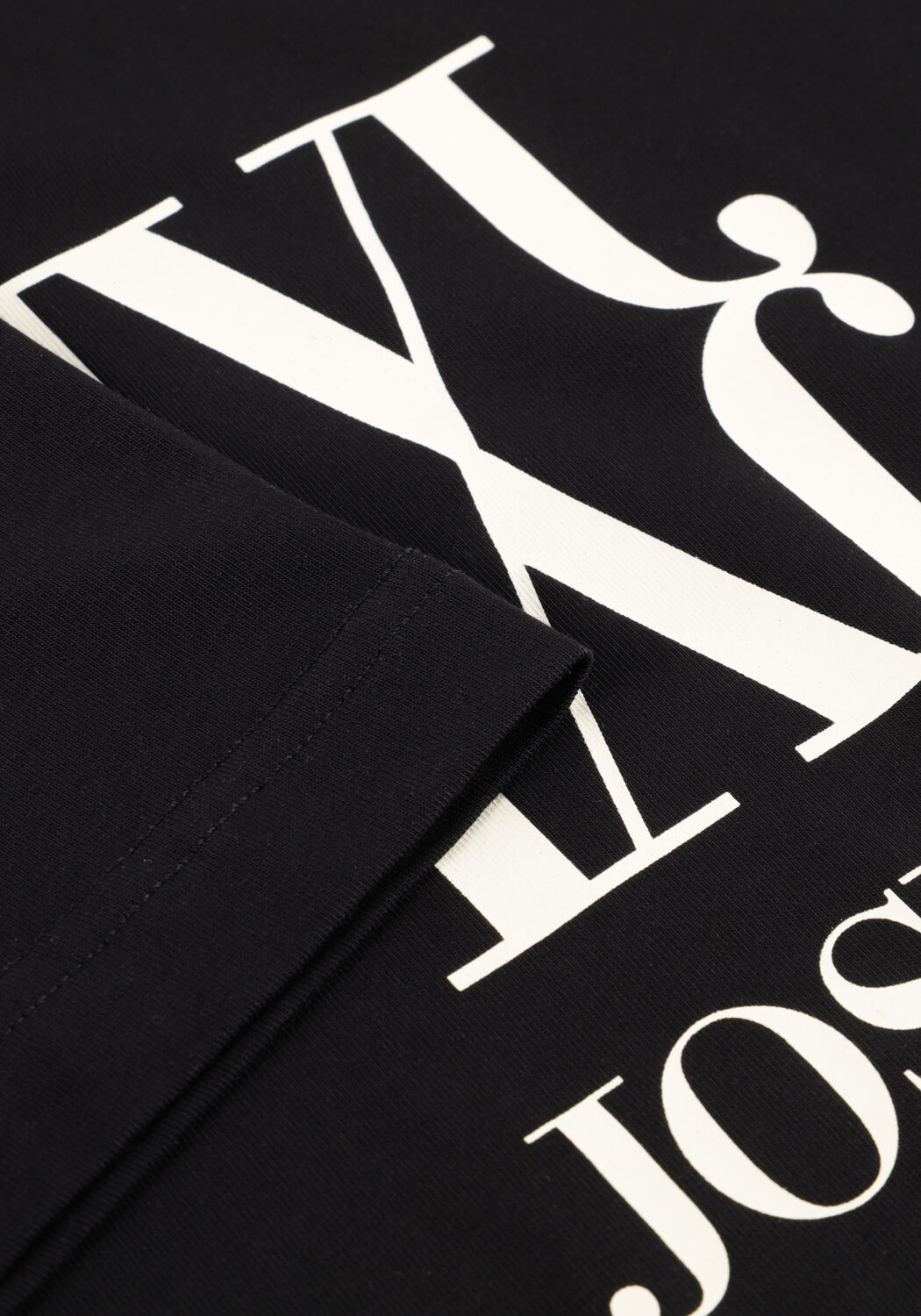 Schwarze JOSH V T-shirt JV DORIE MONOGRAM SLIM FIT T-SHIRT - large