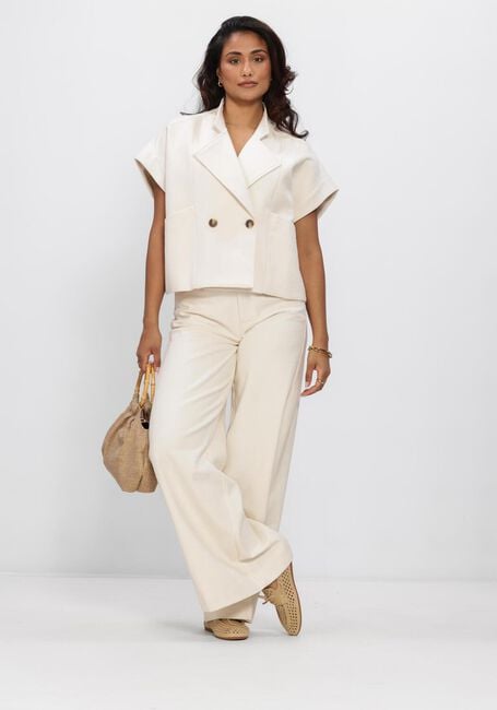 Ecru RUBY TUESDAY Weite Hose PAULY - large