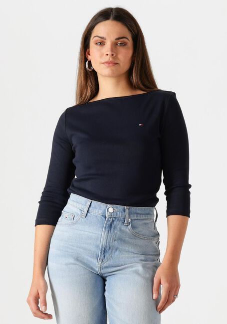 Blaue TOMMY HILFIGER Tops & T-shirts NEW CODY SLIM BOAT-NK 3/4SLV - large