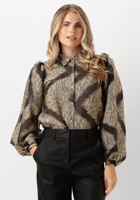 Goldfarbene NUKUS Blusen LETTIE BLOUSE - large