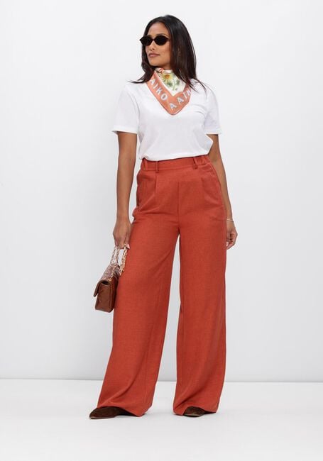 Wei&szlig;e SELECTED WOMEN T-shirt SLFESSENTIAL SS V-NECK TEE - large