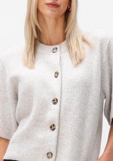 Graue MODSTR&Ouml;M Strickjacke NOEMD CARDIGAN - large