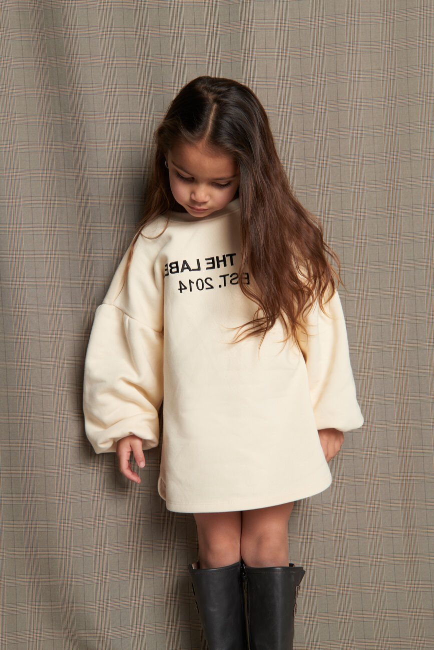 Ecru ALIX MINI Minikleid SWEAT DRESS - large