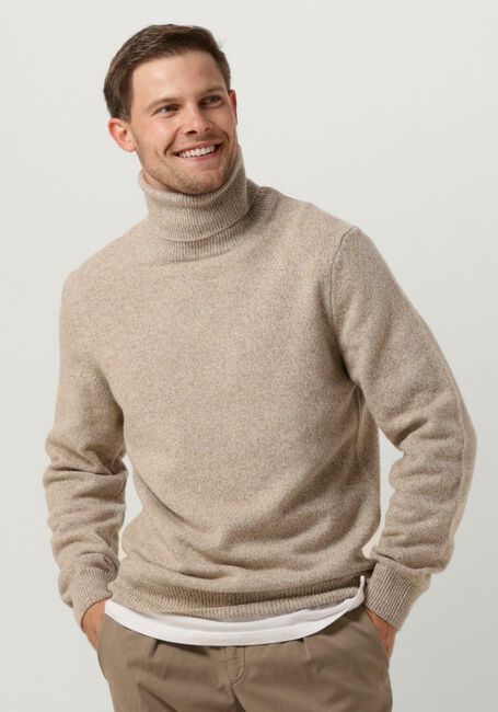 Beige PROFUOMO Rollkragenpullover PULLOVER ROLL NECK - large