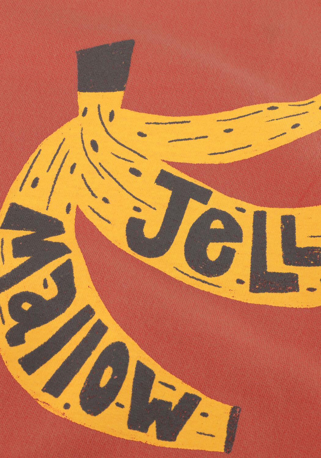 Jelly Mallow Sweatshirt BANANA PIGMENT SWEATSHIRT - large