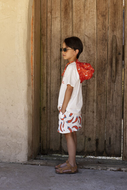 Weiße AMMEHOELA Kurze Hose APOLLO - large