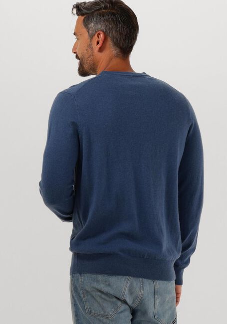 Blaue LYLE & SCOTT Pullover COTTON MERINO CREW NECK JUMPER - large