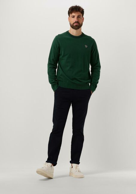 Grüne PS PAUL SMITH Pullover MENS SWEATER CREW NECK ZEB BAD - large