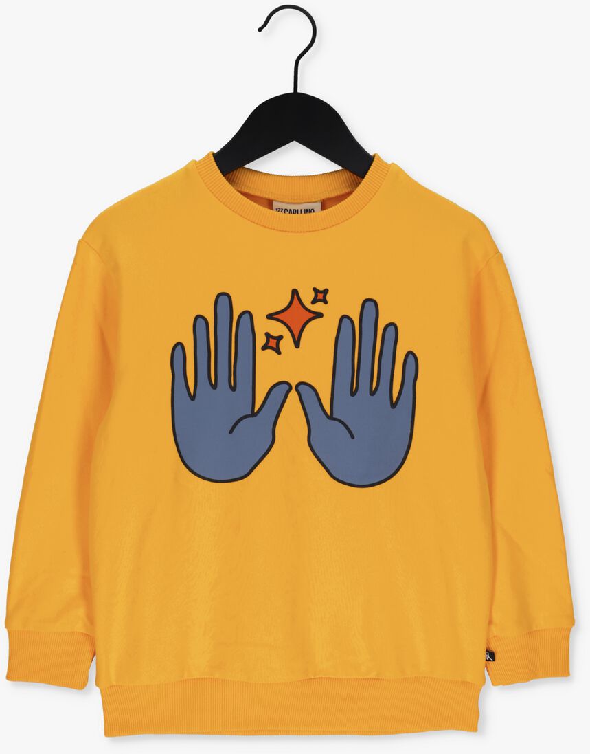 gelbe carlijnq pullover magic sweater with print