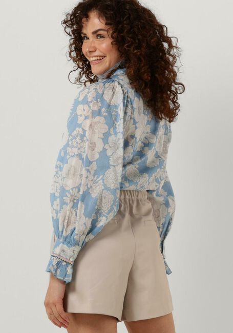 Hellblau ANTIK BATIK Blusen PEONY BLOUSE - large