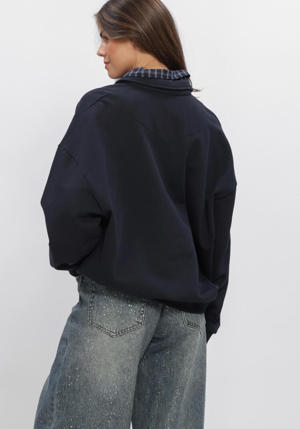 Dunkelblau ELEH Pullover EFW260033 - large