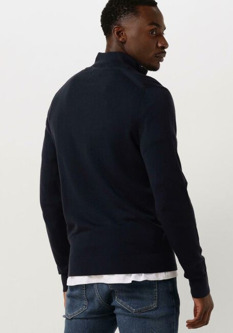 Dunkelblau CALVIN KLEIN Pullover MERINO QUARTER ZIP - large