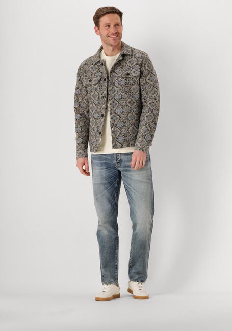 Blaue ANERKJENDT Hemden AKOSCAR JAQUARD OVER SHIRT - large