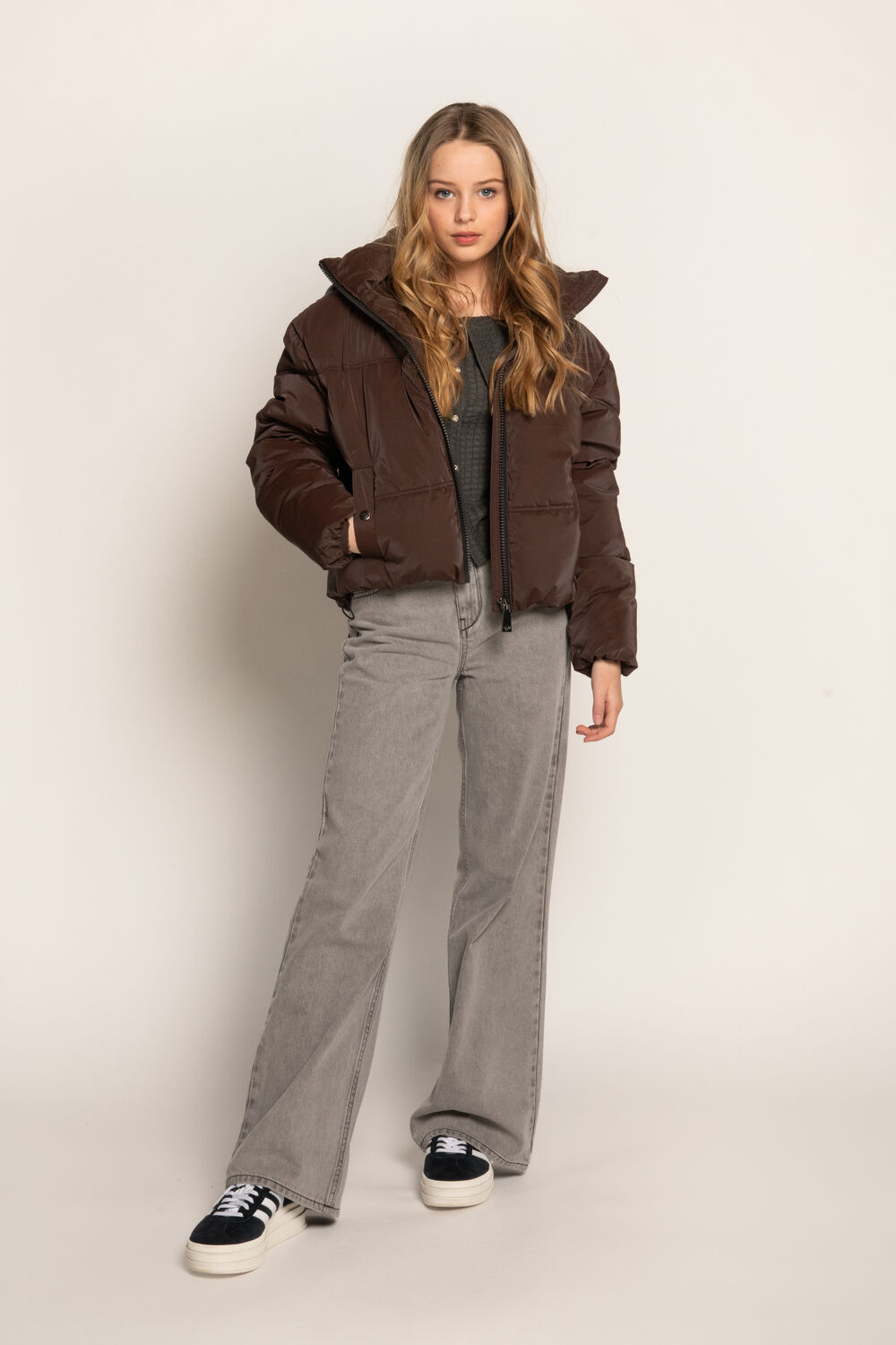 Hellgrau FRANKIE & LIBERTY Wide jeans ATTITUDE WIDE LEG - large