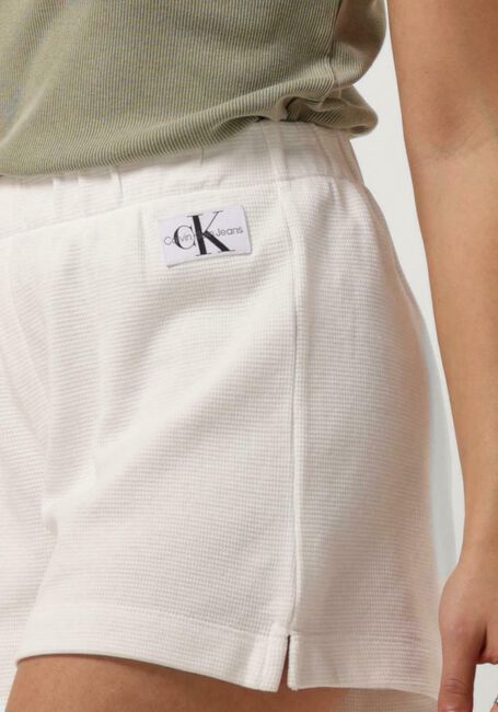 Weiße CALVIN KLEIN Hosen WAFFLE SHORTS - large
