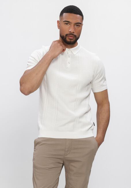 Wei&szlig;e SAINT STEVE Polo-Shirt FRIEDERICH - large