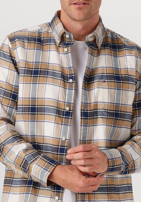 Mehrfarbige/Bunte TOMMY HILFIGER Casual-Oberhemd HERO FLANNEL TARTN CHCK RF SHIRT - large
