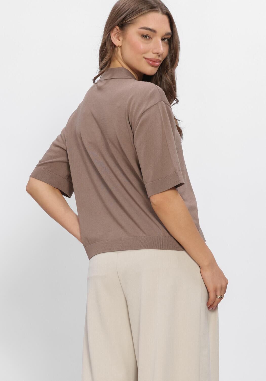 Braune MSCH COPENHAGEN Tops & T-shirts MSCHTERINE 2 4 PULLOVER - large