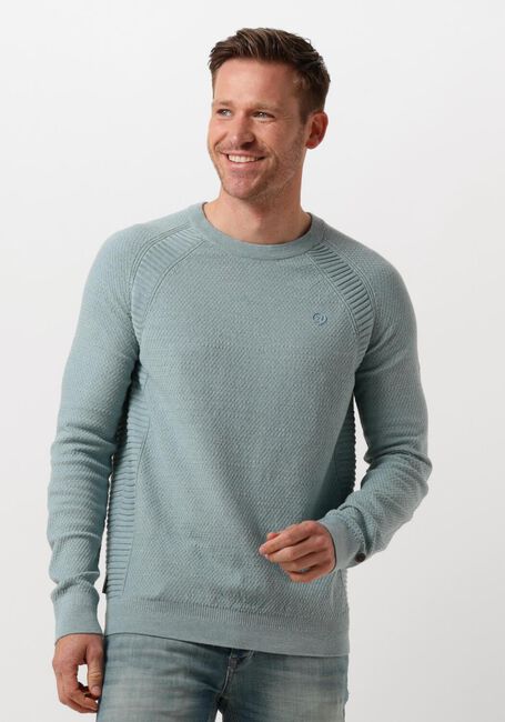 Blaue CAST IRON Pullover CREWNECK COTTON HEATHER PLATED BLEND - large