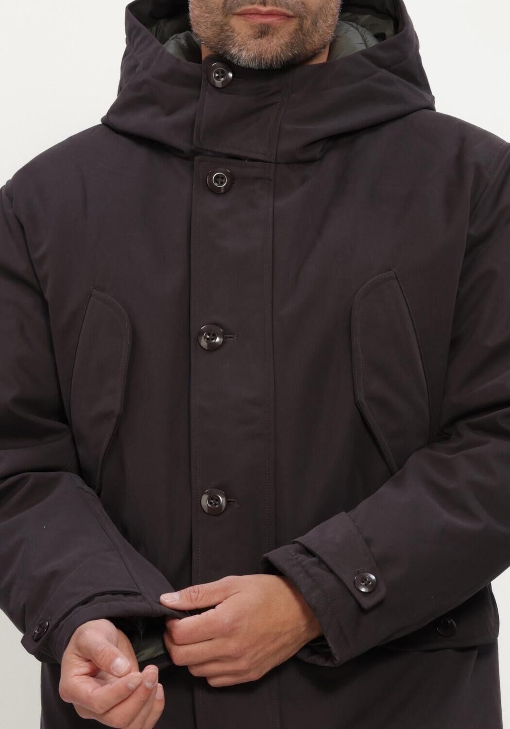 Braune BUTCHER OF BLUE Winterjacken KNOX JACKET - large
