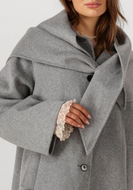 Graue EDITED Mäntel ALEA WOOL COAT - large