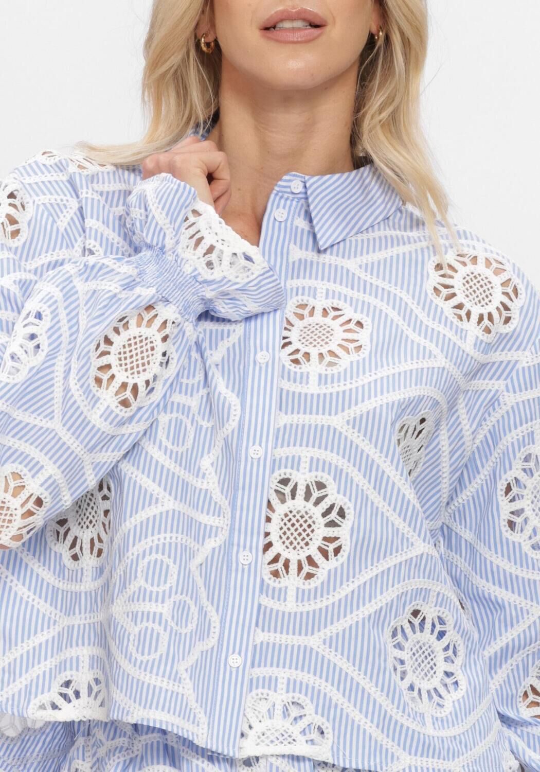 Blaue AMAYA AMSTERDAM Blusen TARA BLOUSE - large