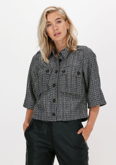 Schwarze CO'COUTURE Jack IVALO BOUCLE JACKET - large