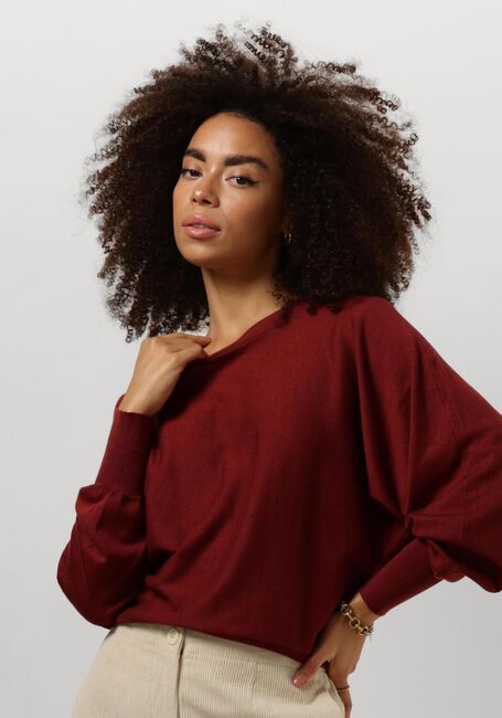Braune MINUS Pullover DANA BAT SLEEVE KNIT PULLOVER - large