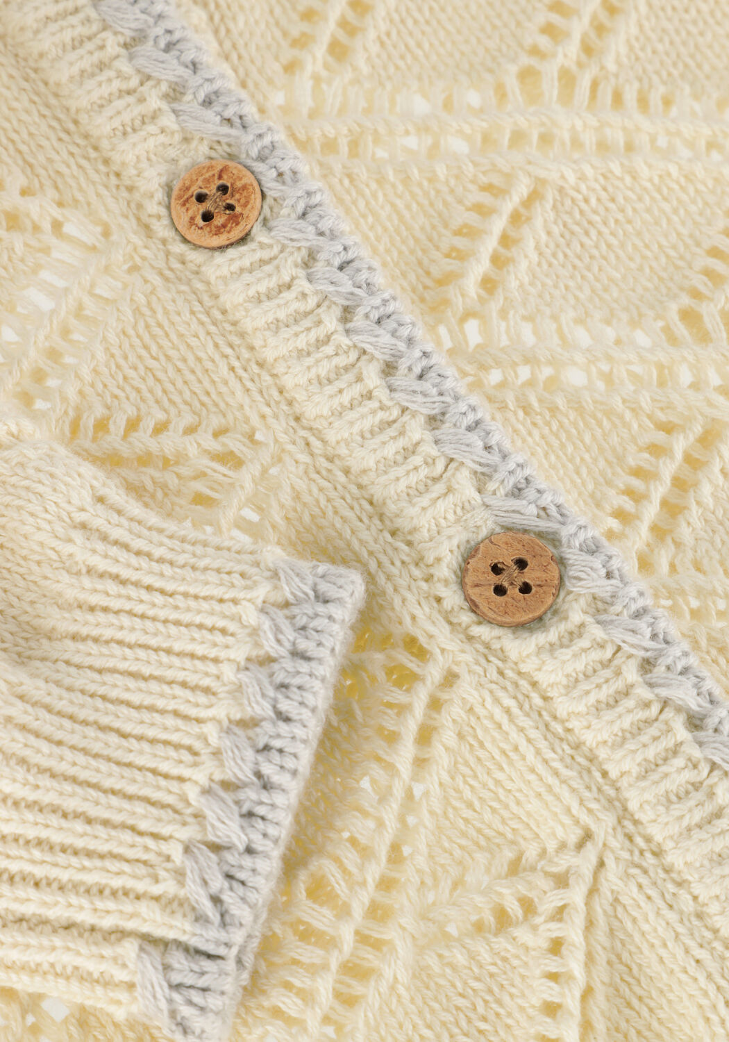 Beige LIL' ATELIER Strickjacke NMFFANNA LS KNIT CARD LIL - large