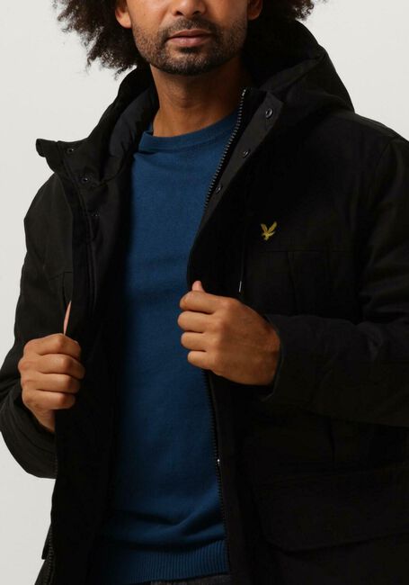 Schwarze LYLE & SCOTT Parkas MICROFLEECE PARKA 2.0 - large