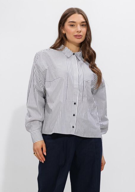 Blaue ANOTHER LABEL Blusen ALCHERREE SHIRT L/S - large