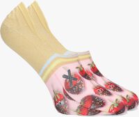 Camelfarbene XPOOOS Socken SWEET BERRY INVISIBLE - medium