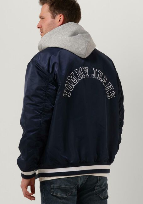 Dunkelblau TOMMY JEANS Jack TJM GRAPHIC SATIN BOMBER JACKET - large
