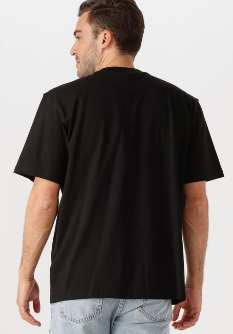 Schwarze CALVIN KLEIN T-shirt WOVEN LABEL RELAXED TEE - large
