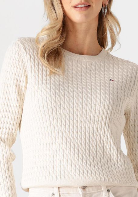 Nicht-gerade weiss TOMMY HILFIGER Pullover CO CABLE FINE CG - large