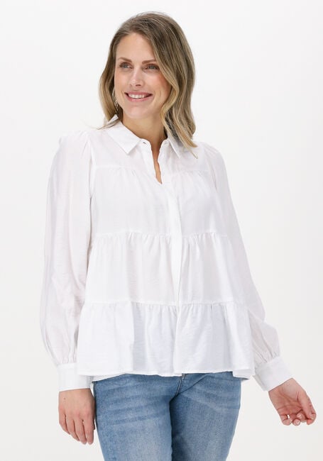Weiße Y.A.S. Blusen YASPALA LS SHIRT - large