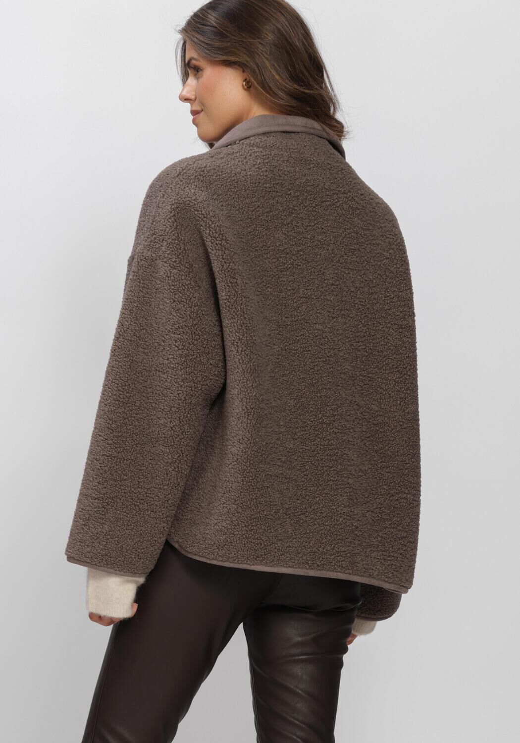 Braune KNIT-TED Jacken JILL JACKET - large