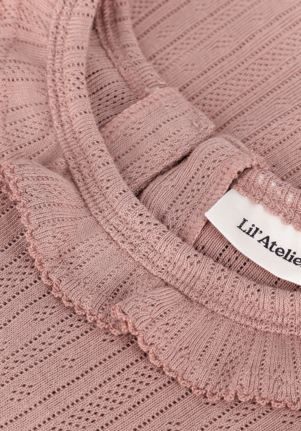 Beige LIL' ATELIER Tops & T-shirts NMFRACHEL LS SLIM TOP - large