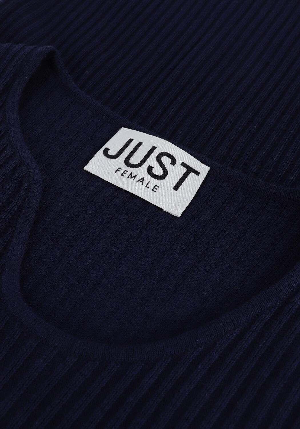 Dunkelblau JUST FEMALE Midikleid ELEGANT SL DRESS - large