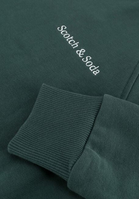 Grüne SCOTCH & SODA Sweatshirt FELPA CREWNECK SWEAT IN ORGANI - large