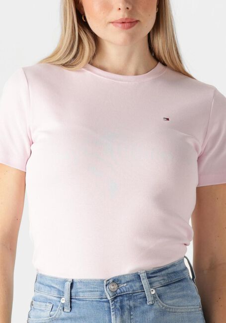 Hell-Pink TOMMY HILFIGER T-shirt SLIM CODY C-NK SS - large