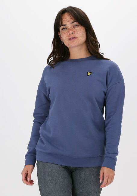 Blaue LYLE & SCOTT Sweatshirt OVERSIZED SWEATSHIRT - large