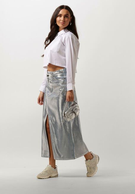Weiße CO'COUTURE Blusen COTTON CRISP CROPPED SHIRT - large