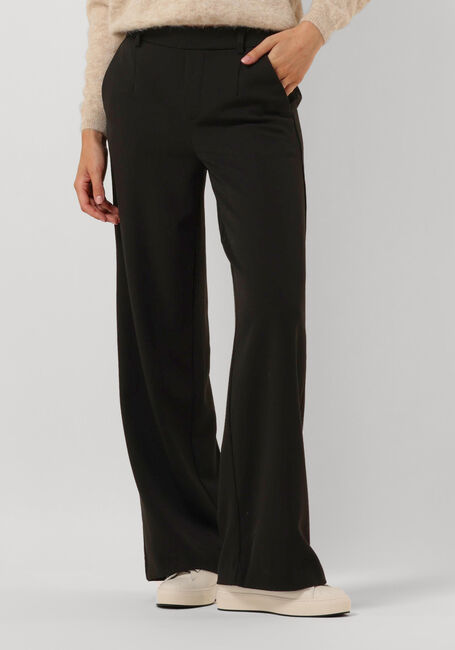 Schwarze OBJECT Hose OBJLISA WIDE PANT - large